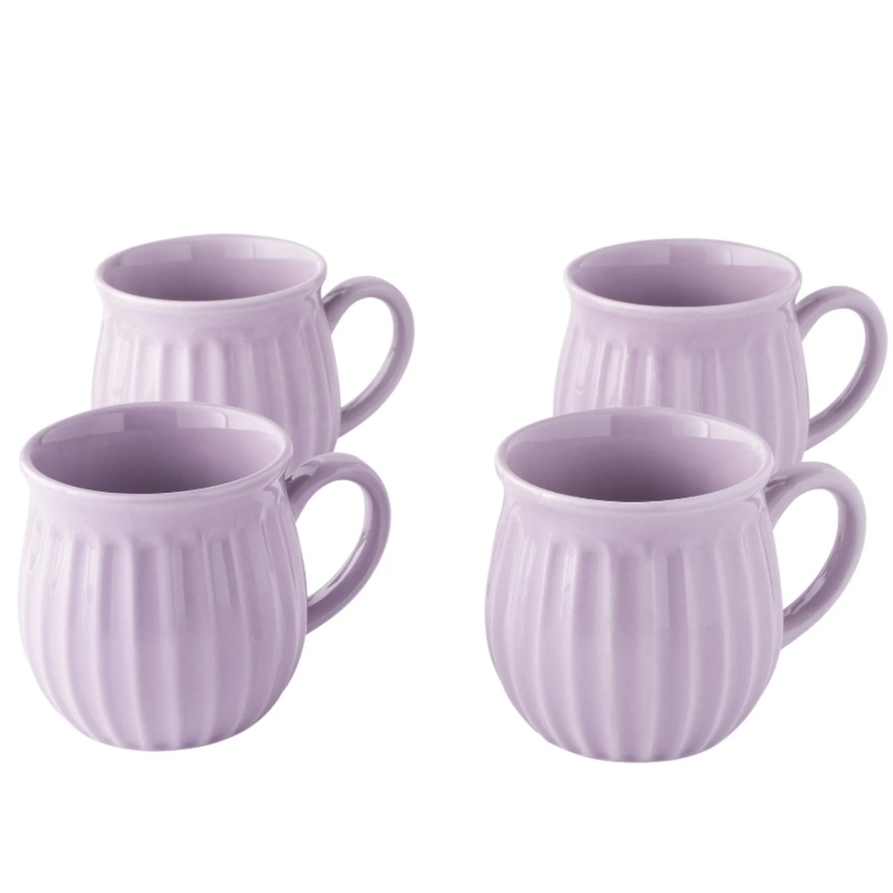 ❤️ New Pioneer Woman Colete Lavender Ceramic Mug Set